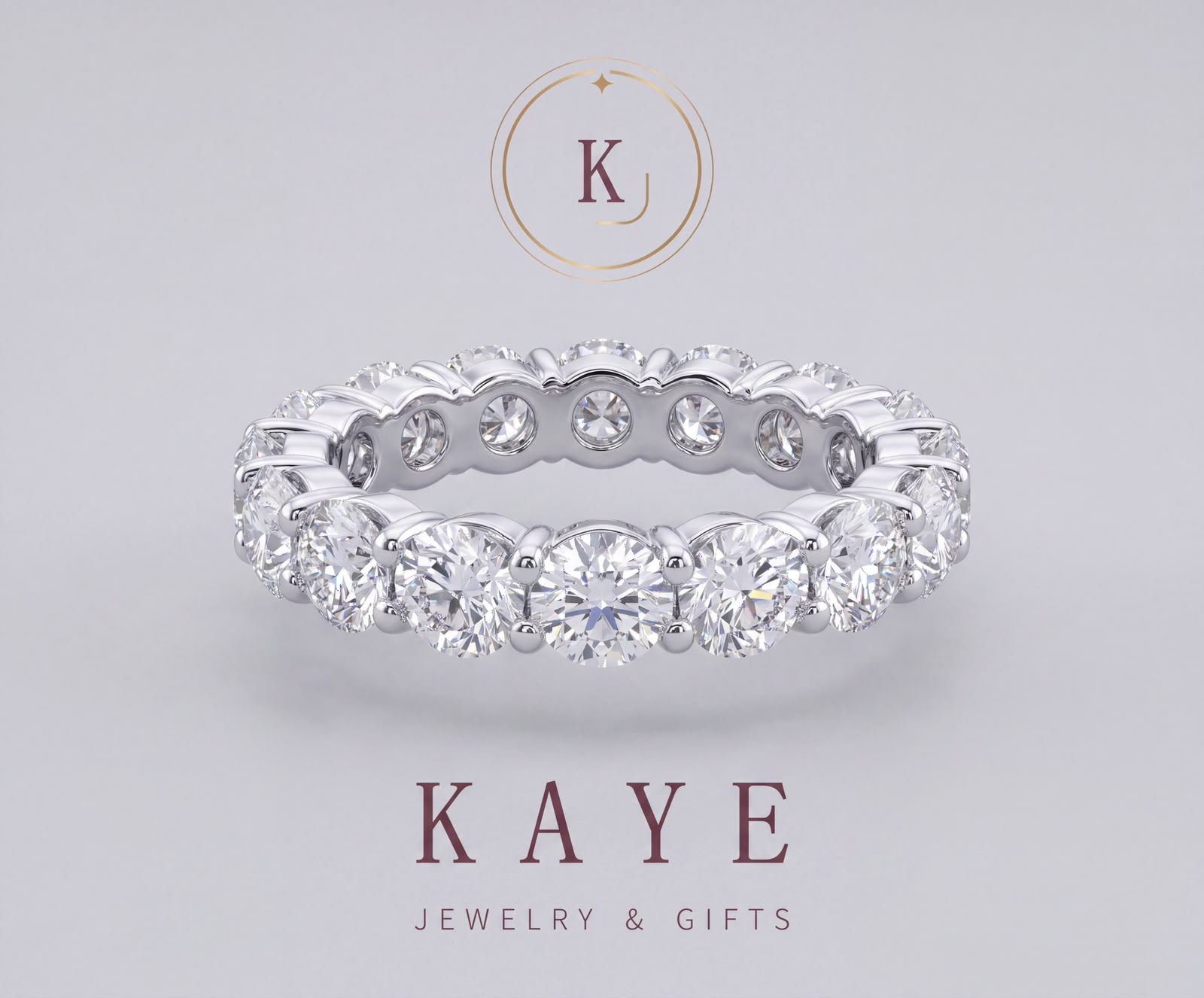 Bold Pave Eternity Ring