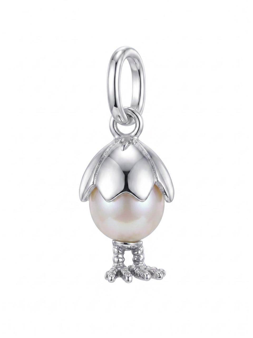 Hatching Chick Pearl Dangle Charm