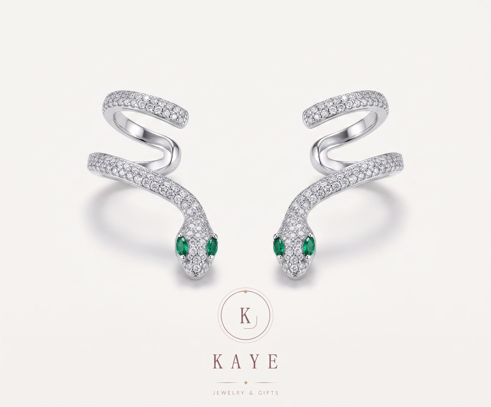 Pavé Serpent Ear Cuff