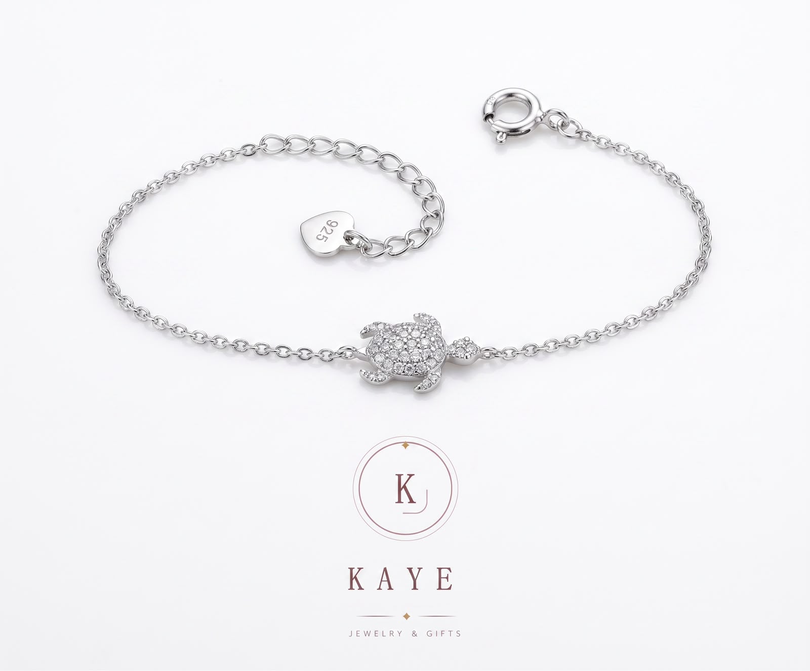 Pavé Sea Turtle Bracelet